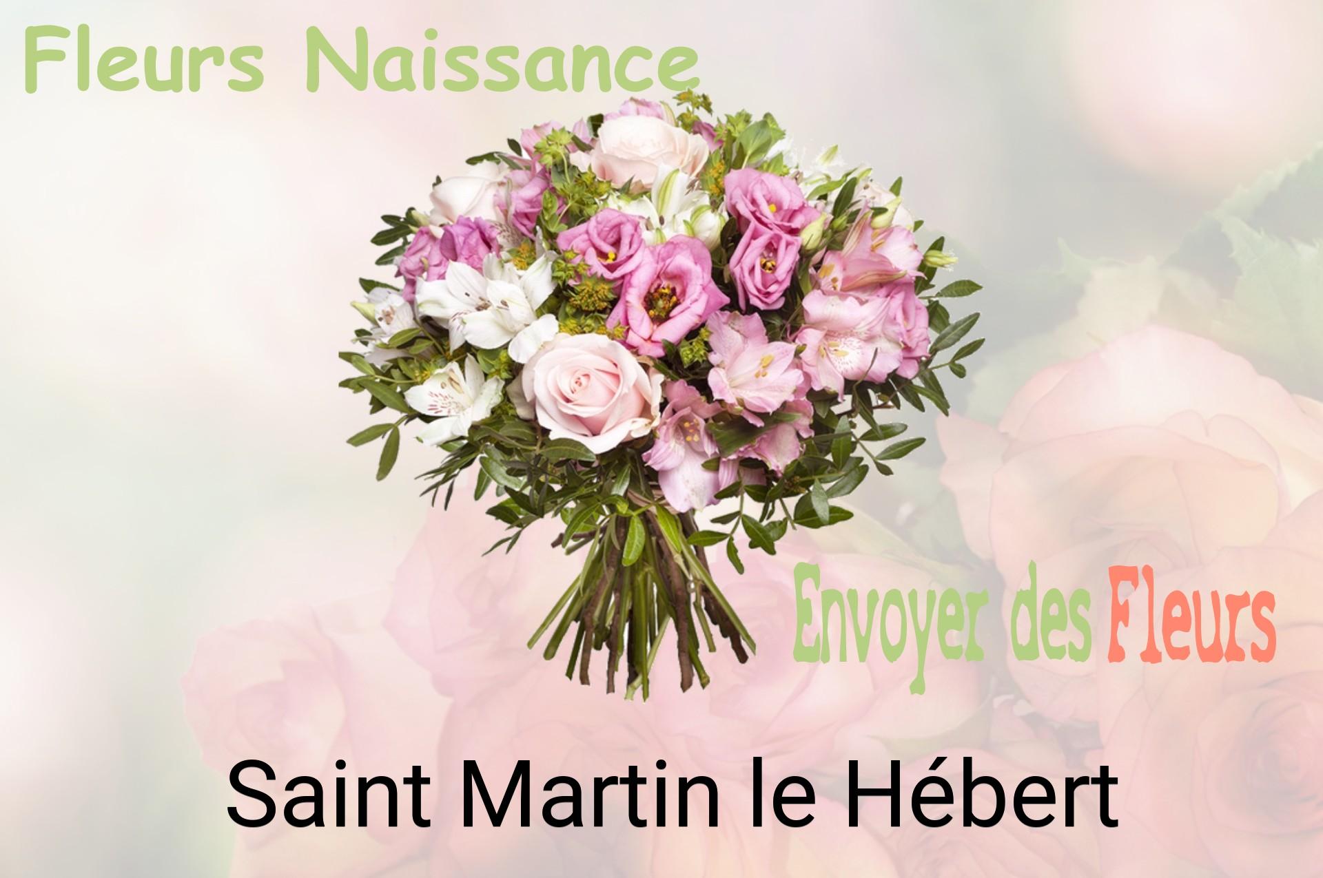 Bouquet de fleurs de naissance livré à Saint-Martin-le-Hébert